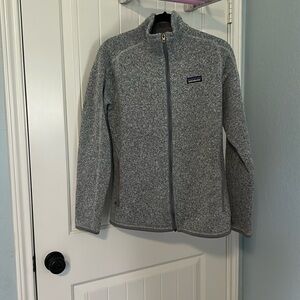 Patagonia Women’s Better Sweater Fleece Jacket in Birch White szL